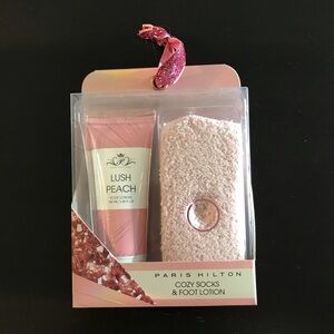 🎉 Host Pick 🎉 Paris Hilton Foot Lotion and Socks
